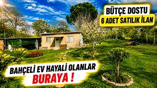 PLAJ'A 5 KM İMARLI KÖY EVİ ve 1.5 DÖNÜM ARSASI / Geniş Bahçeli Satılık