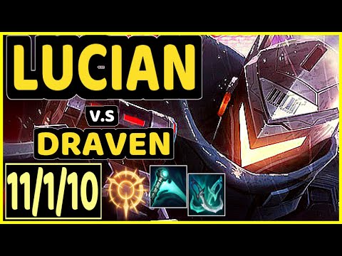 CAEDREL (LUCIAN) vs DRAVEN - 11/1/10 KDA BOTTOM ADC GAMEPLAY - EUW Ranked GRANDMASTER