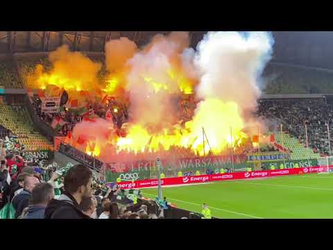 Legia Warszawa w Gdańsku 2021.