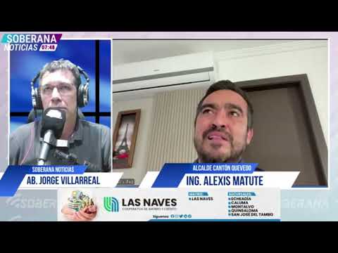 Actividades por Aniversario de Cantonización de Quevedo. Ing. Alexis Matute, Alcalde Cantón Quevedo