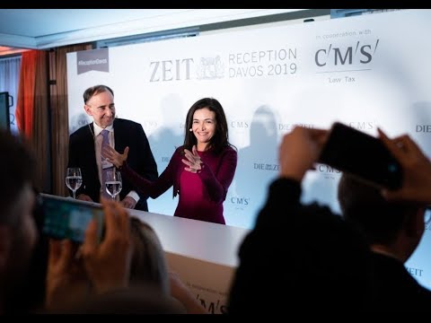 5th ZEIT RECEPTION Davos 2019 - One on One with Sheryl Sandberg (Facebook)