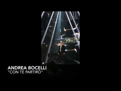 Andrea Bocelli - Con te partirò live from Mtv EMAs 2015 Milan