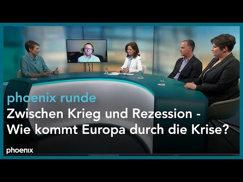 phoenixRunde Zwischen Krieg und Rezession - Wie kommt Europa durch die Krise?