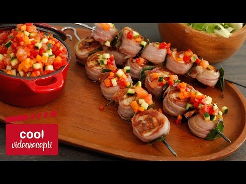 Sočni pureći ražnjići