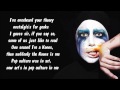Lady Gaga - Applause Karaoke / Instrumental with lyrics on screen