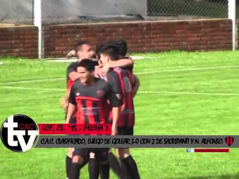 #Futbol LCF, Cl. '15 - Fecha 7: Carcarañá 3 Almafuerte 0