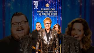 Elton John : April 5, 2025, &quot;Saturday Night Live&quot; Brandi Carlile and host Jack Black 🥰 #EltonJohn