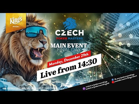 🏆 Final Day of €150 Czech Poker Masters Christmas Edition live from King's Resort 👑