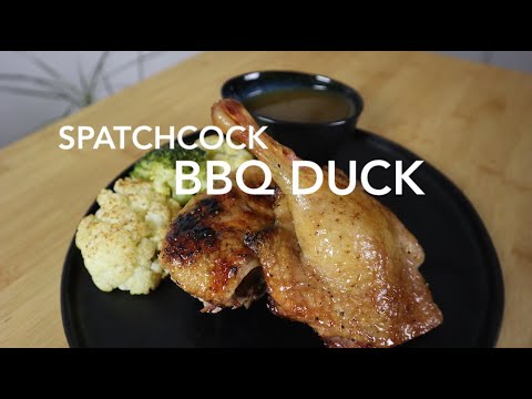 Spatchcock BBQ Duck with Orange Glace | Traditional, but not