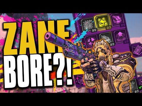 ZANE HAS B0RE?! - Breaking down the New Zane Skill Tree - Arms Race DLC | Borderlands 3