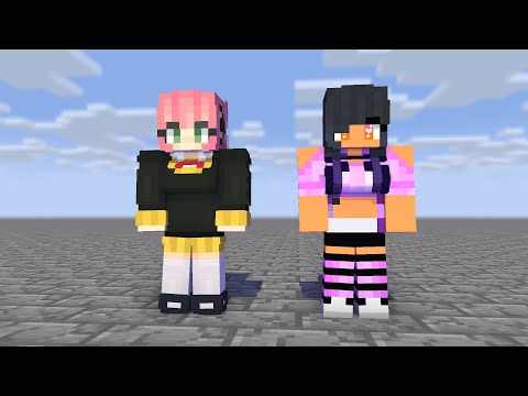 MONSTER SCHOOL : WALKER DANCE MEME APHMAU AND ANYA FAMILY X SPY - MINECRAFT ANIMATION