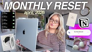Download lagu APRIL MONTHLY RESET 🌷 | Cleaning, Organising, Goals, Etc! | *ultimate reset vlog* | 2026 ✨ mp3