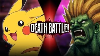 Pikachu VS Blanka | DEATH BATTLE! | ScrewAttack!