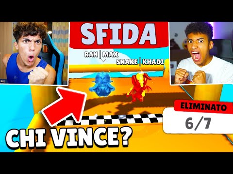 MAX RANDOM vs KHADIAX 😡 CHI è lo YOUTUBER più FORTE su STUMBLE GUYS?💪