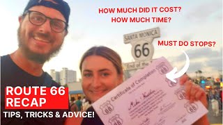 ROUTE 66 ROAD TRIP RECAP: Planning, tips, timing, must do stops, itinerary, how much does it cost?
