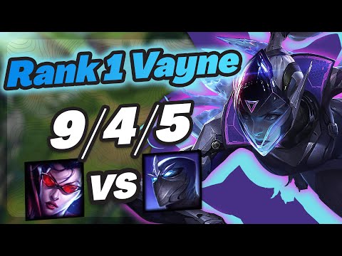 Vayne Vs Shen - Challenger Gameplay Rank 1 Vayne