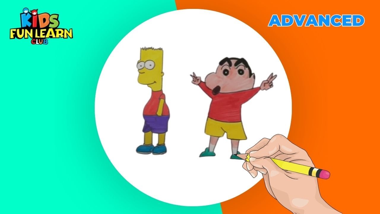 Cartoon drawing ides for kids