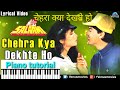 Chehra Kya Dekhte Ho Dil Me Piano Tutorial Harmonium Ashabhosle Kumarsanu Salami Ayubkhan