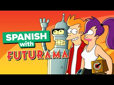 Fry and Leela are Captive?! (Learn Spanish with Cartoons)