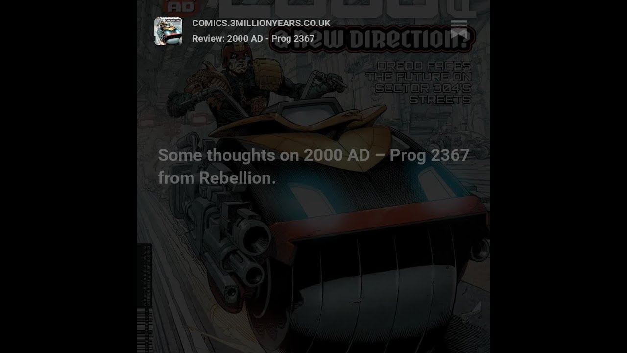 Review: 2000 AD - Prog 2367