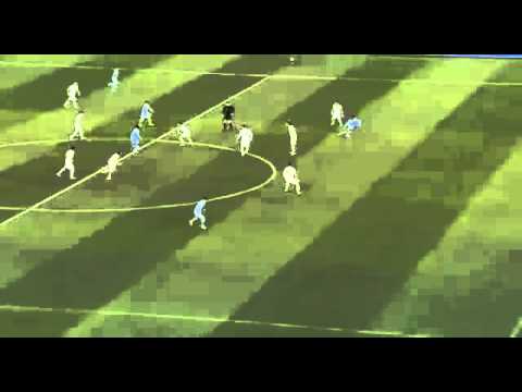 Raheem Sterling scores on his debut for Man City. [HD]