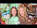 MINT VS BROWN TARGET SHOPPING CHALLENGE UNEXPECTED TURN