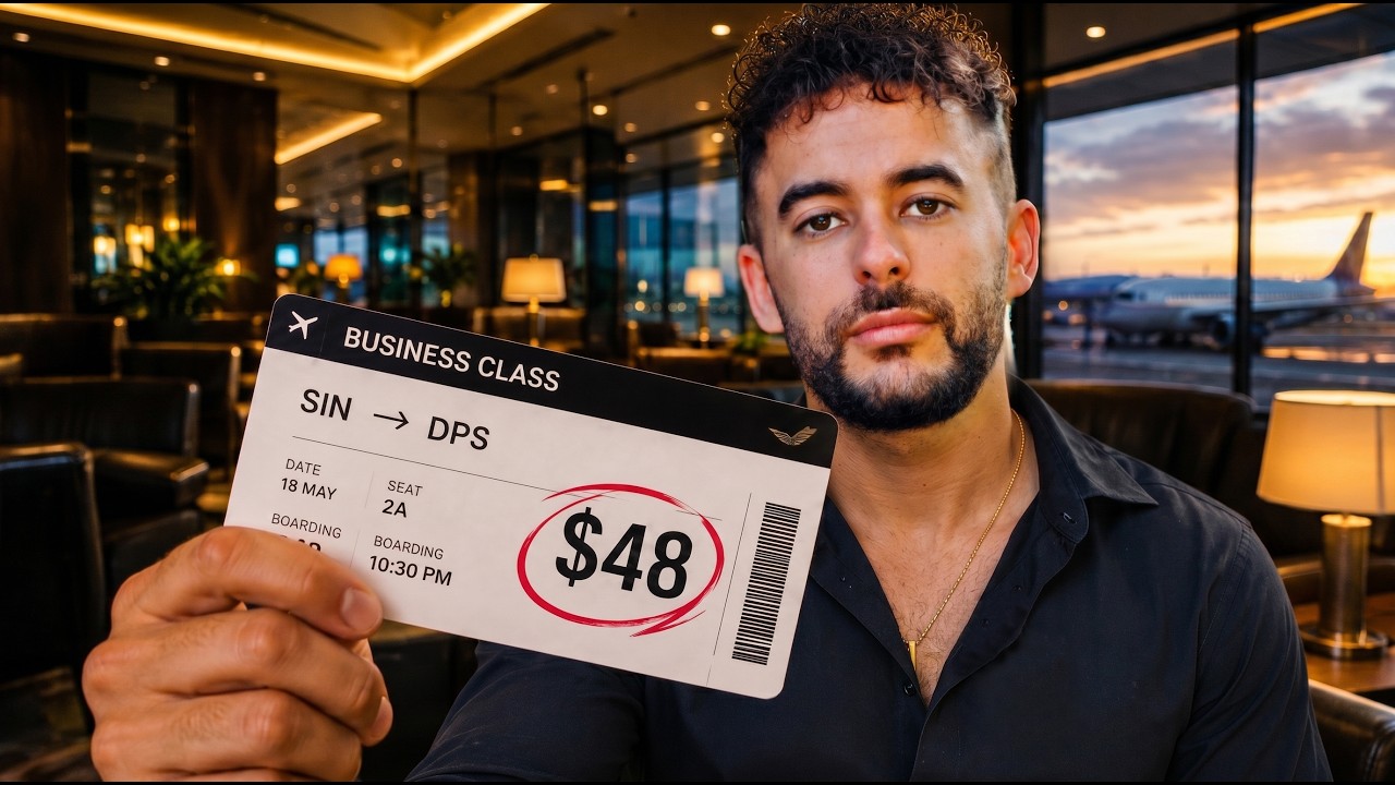 How I Booked a Business Class Flight For $48