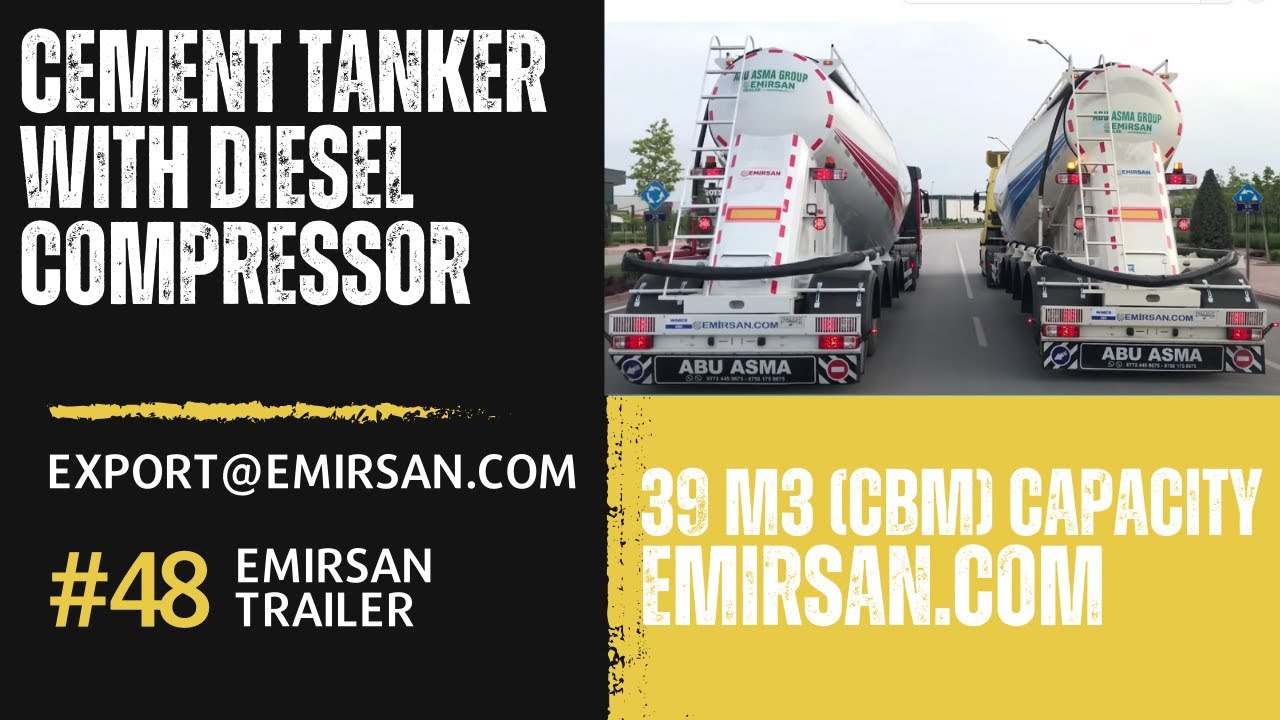 4 Axle 39 m³ Tanker Semi Trailer