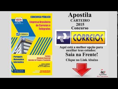 Apostila CARTEIRO Correios 2015