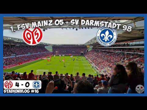 NACHBARSCHAFTSDUELL 4:0 KLATSCHE | FSV Mainz 05 - SV Darmstadt 98 | 28. Spieltag | StadionVlog#16