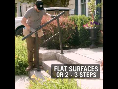 Easy DIY Hand Rail Installation | Learn about our Product | Stoop Railing System | 30 - 1:1 #diy