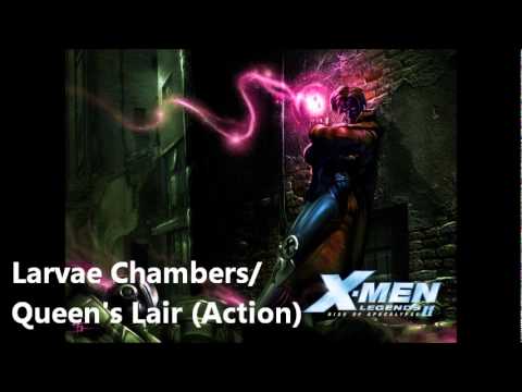 X-Men Legends II: Rise of Apocalypse OST 110 - Larvae Chambers, Queen's Lair (Action)