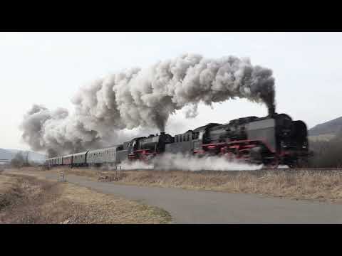 Laute Auspuffschläge, lange Züge - Dampfloks unterwegs in 2025 Teil 1