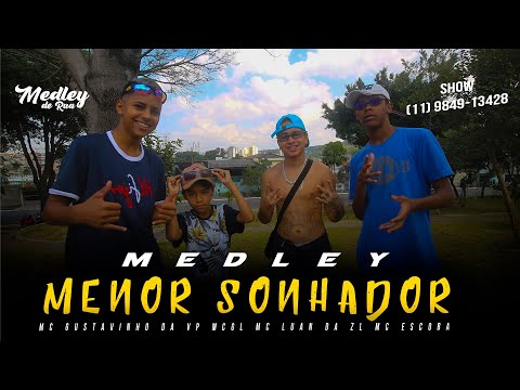 Medley Menor Sonhador - MC Gustavinho da VP | MC GL | MC Luan da ZL | MC Escoba (Clipe) DJ RF3