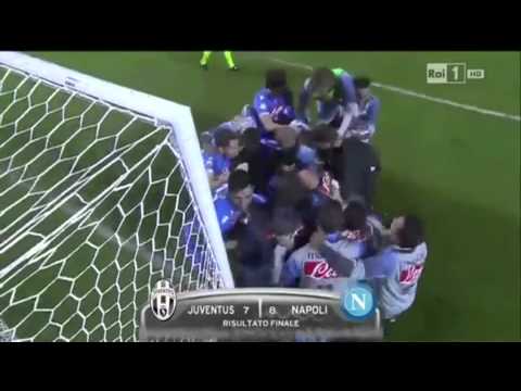 Juve-Napoli 7-8 Supercoppa 2014 a Doha (Qatar)