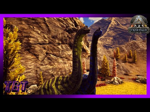 Brachiosaurus Blues!  ARK Fjordur Let's Play Ep. 96