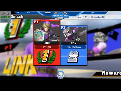 Onslaught 99 - Winner's Round 1: Xion (Fox/Cloud) vs Tygar (Link/Charizard)