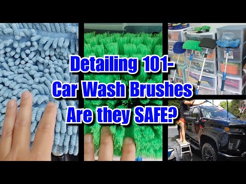Detailing 101- Car Wash Brushes! Are they SAFE? If so, which one is SAFEST on Your PAINT?