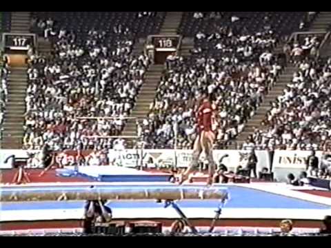 4th Team CHN Shi Liying BB - 1991 World Gymnastics Championships 9.887