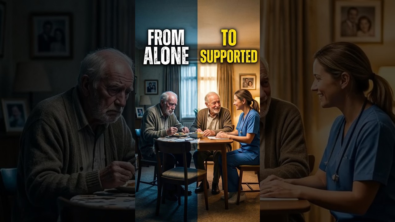 He Was Completely Alone… Then a Caregiver Changed Everything. #humanity #shorts #home #homecare
