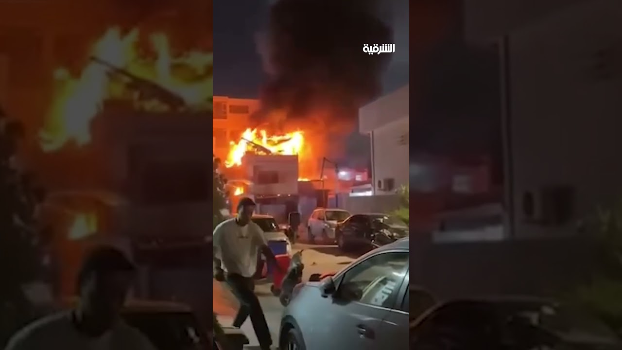فيديو | لحظة سقوط صاروخ على منزل في شارع فلسطين ببغداد