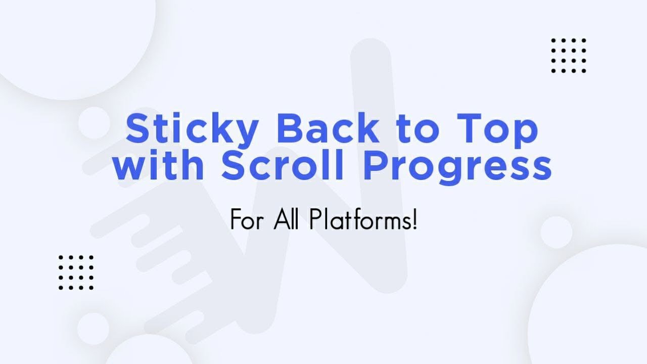 Sticky Back To Top