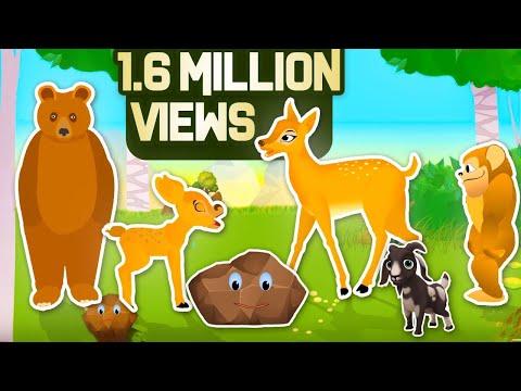 Hiran Ka Baccha ( Urdu Poem)  ┇Kids 3D Cartoon  ┇ Kids Nursery rhymes |  اردو نظم