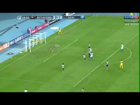 Botafogo x Avaí 26/06/2017 gol do Avaí
