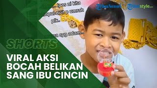 Viral Kisah Mengharukan, Bocah Berhati Mulia Belikan Ibunya Cincin Emas dari Uang Fitrah Lebaran