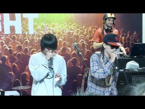 Masta B ft Emcee K n' Sun Beaboxer- Converse Show@Diamond Plaza pt2