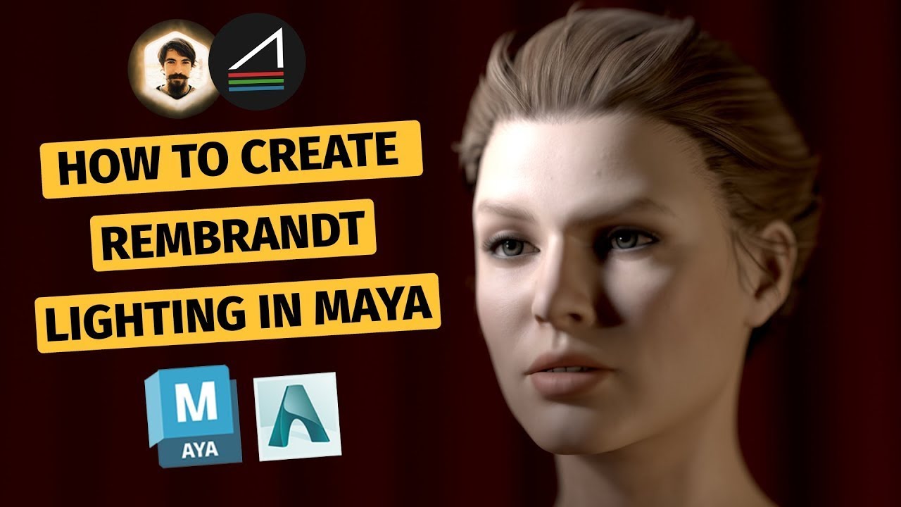 Rembrandt Lighting for characters in Maya and Arnold