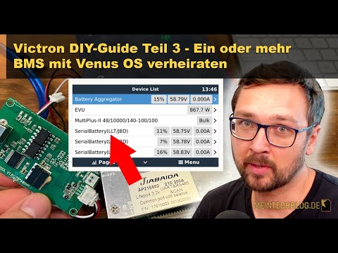 Victron DIY Guide Part 3 - Marrying one or more BMS with Venus OS