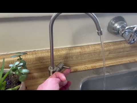 Одинарный кран для питьевой воды золото матовое KRAUS Purita FF-100BB-4 - фото 7 - id-p1498449293