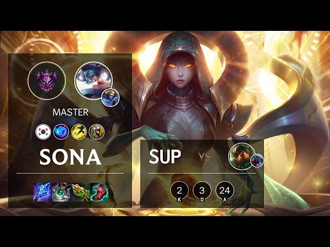 Sona Support vs Nautilus - KR Master Patch 11.16